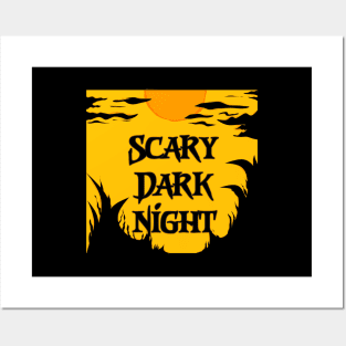 Scary dark night Posters and Art